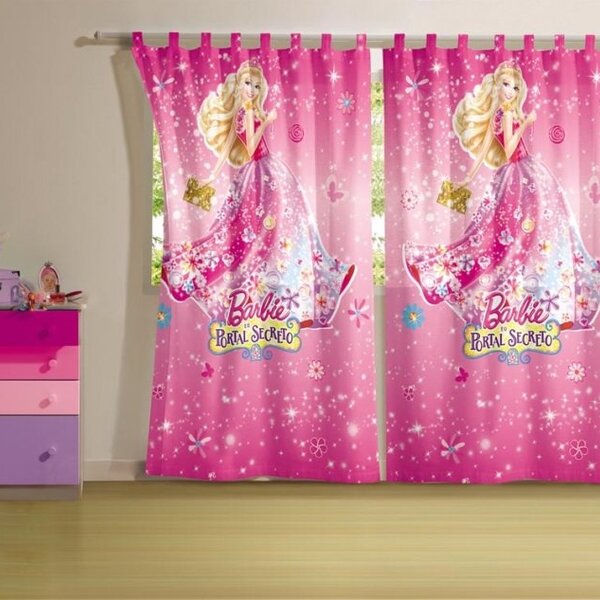 Cortina 2 Peças Barbie e o Portal Secreto | Lepper